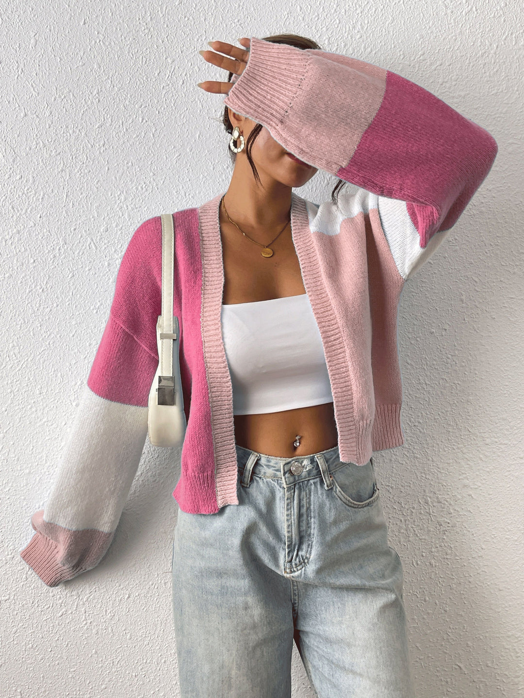 Adline | Colour-Block Cardigan