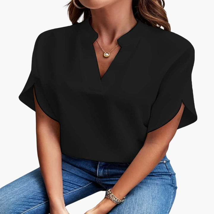 Evelyn | Stylish V-Neck Top