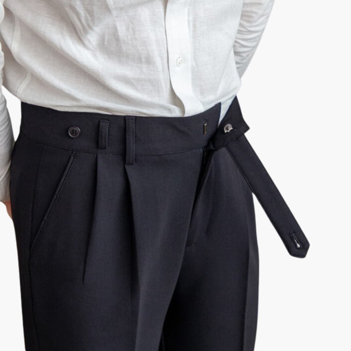 Oliver | Pleated Trousers