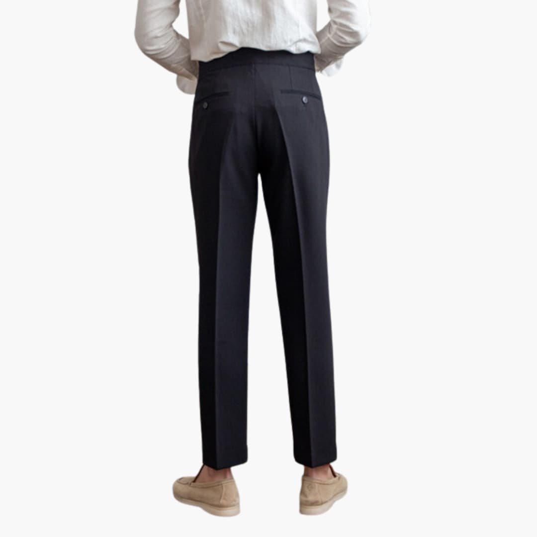 Oliver | Pleated Trousers