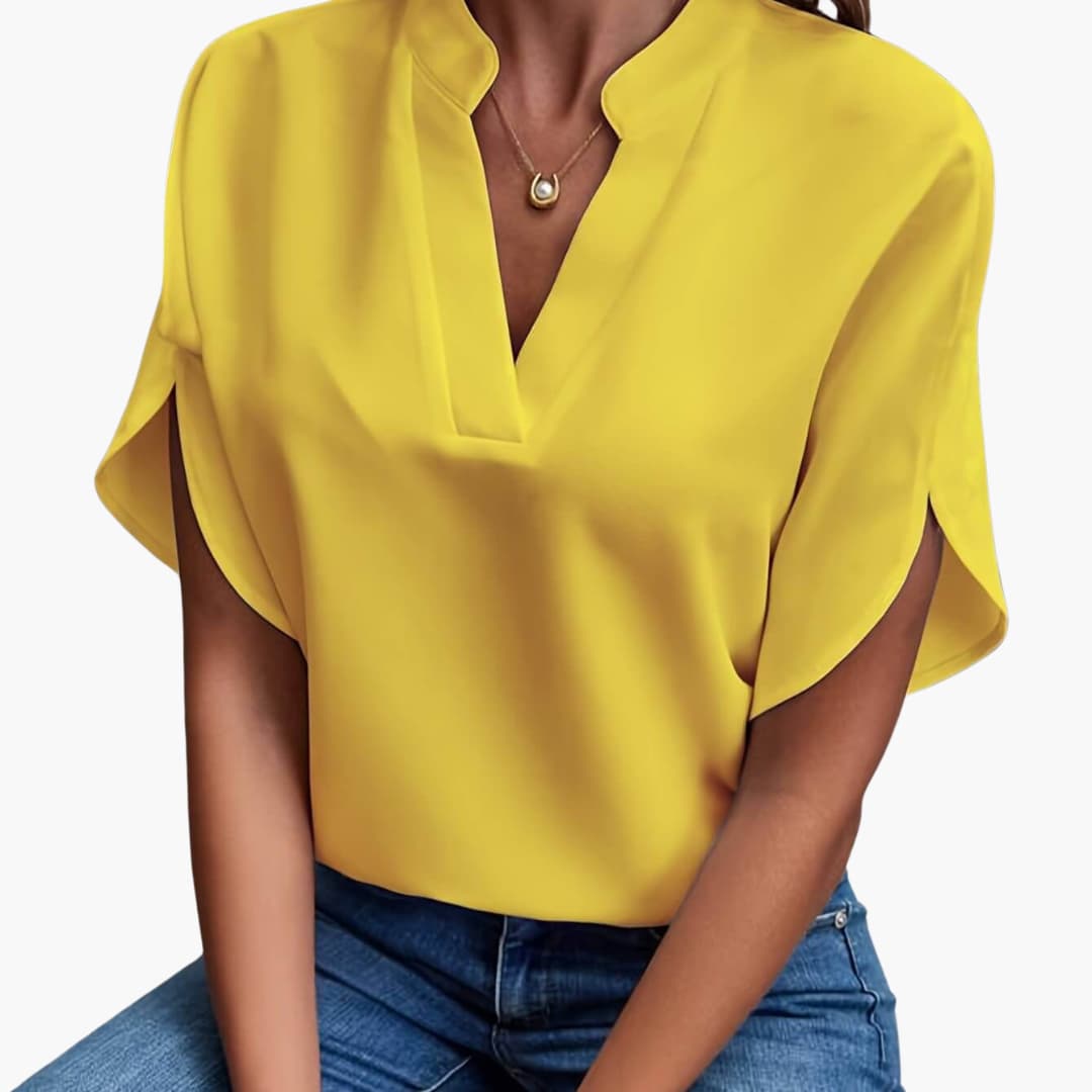 Evelyn | Stylish V-Neck Top