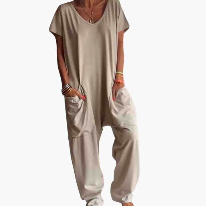 Abigail | Casual V-neck Jumpsuit