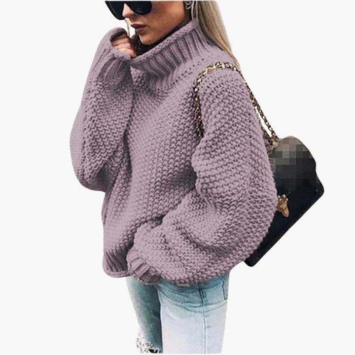 Fiona | Chunky Knit Turtleneck Sweater