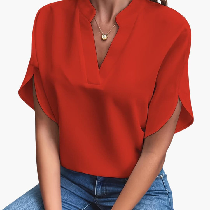 Evelyn | Stylish V-Neck Top