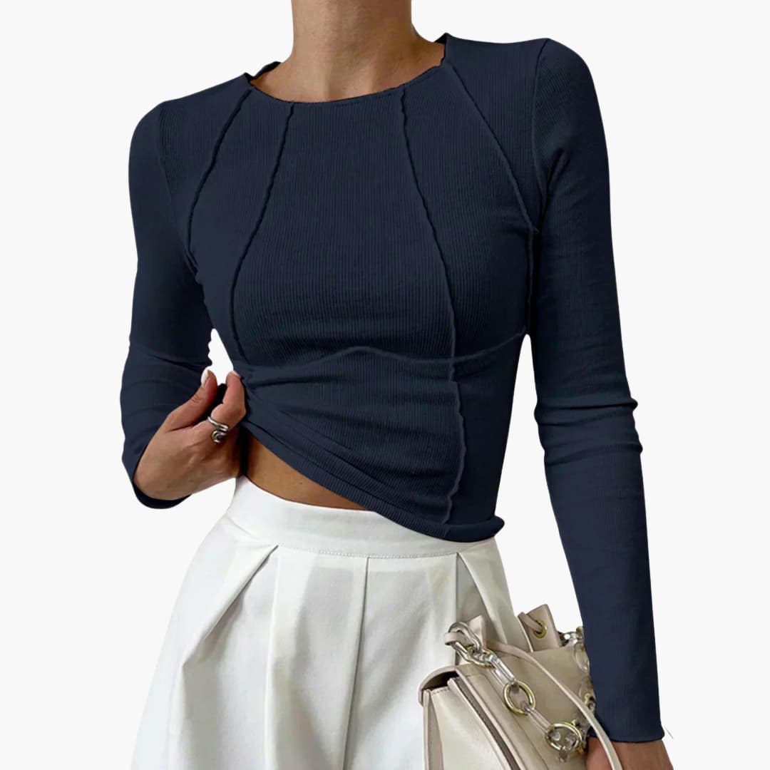 Chloe | Long-Sleeved Fitted Top