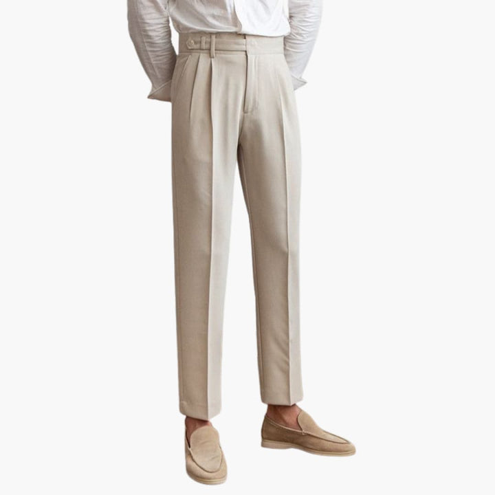 Oliver | Pleated Trousers