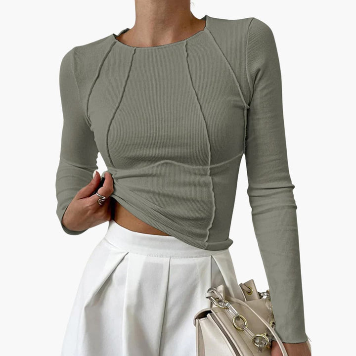 Chloe | Long-Sleeved Fitted Top