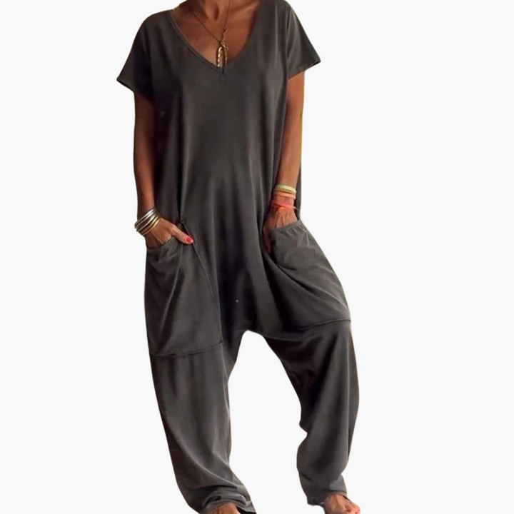 Abigail | Casual V-neck Jumpsuit