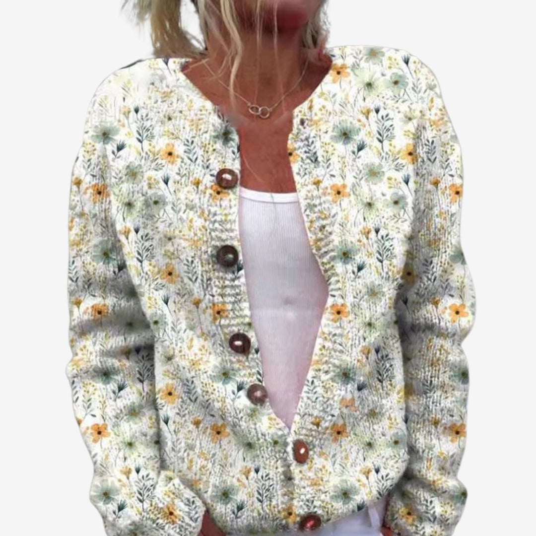 Poppy | Floral Patterned Cardigan