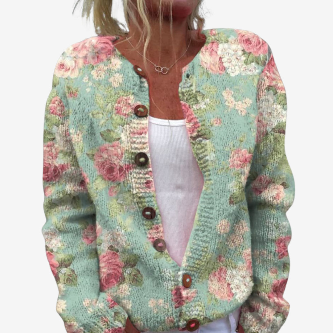 Poppy | Floral Patterned Cardigan