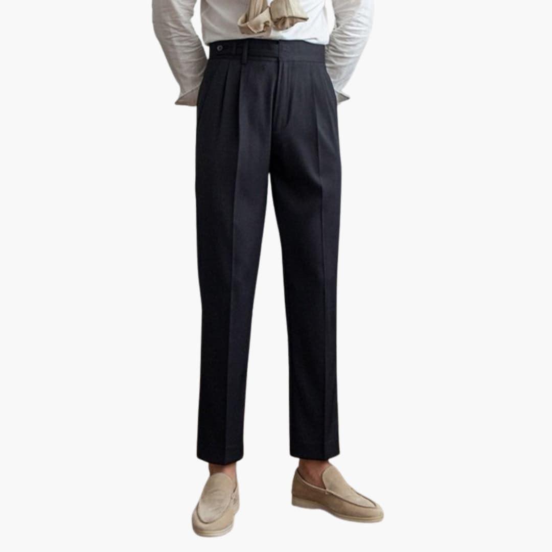 Oliver | Pleated Trousers