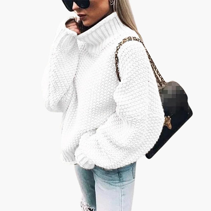 Fiona | Chunky Knit Turtleneck Sweater