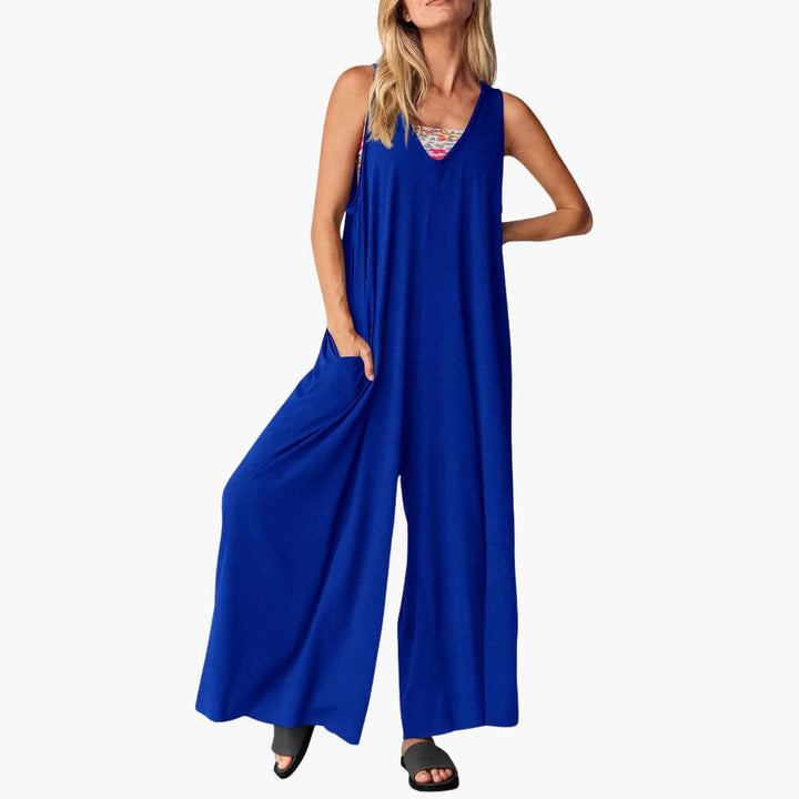 Samantha | Effortless V-Neck Jumpsuit