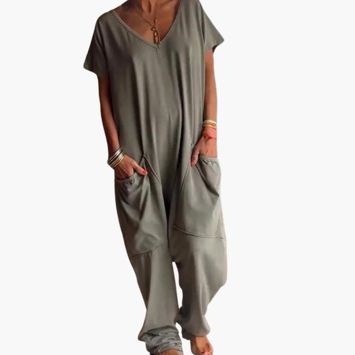 Abigail | Casual V-neck Jumpsuit