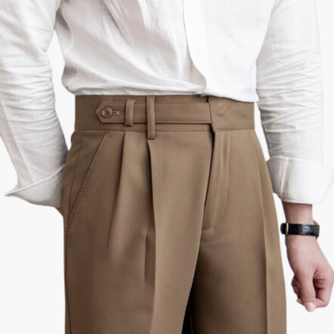 Oliver | Pleated Trousers