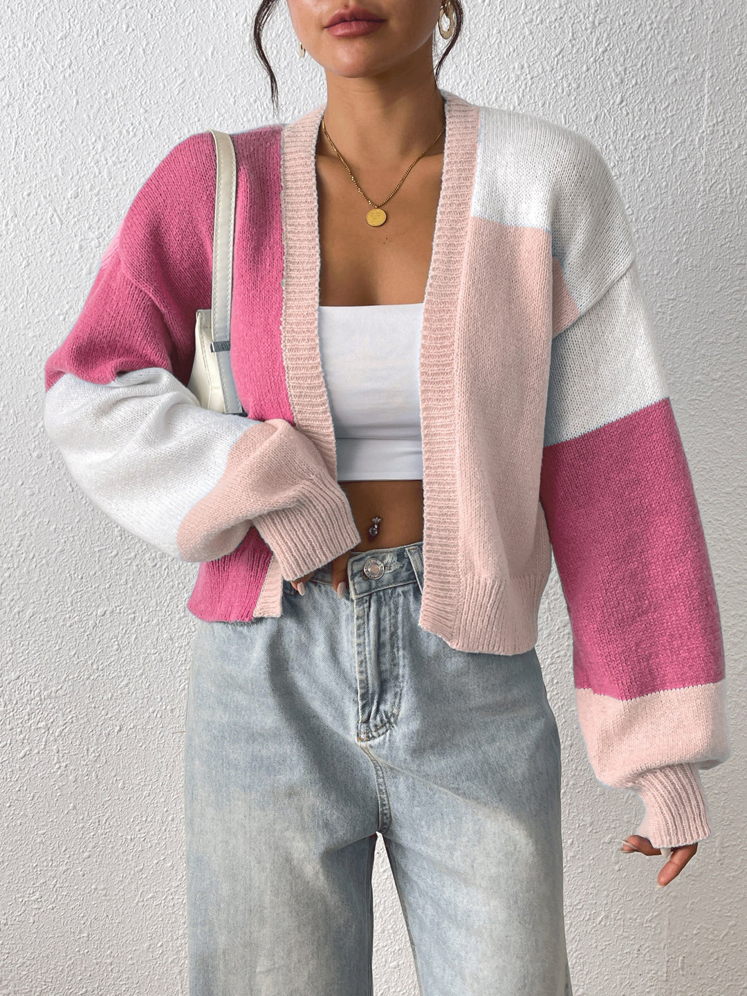 Adline | Colour-Block Cardigan