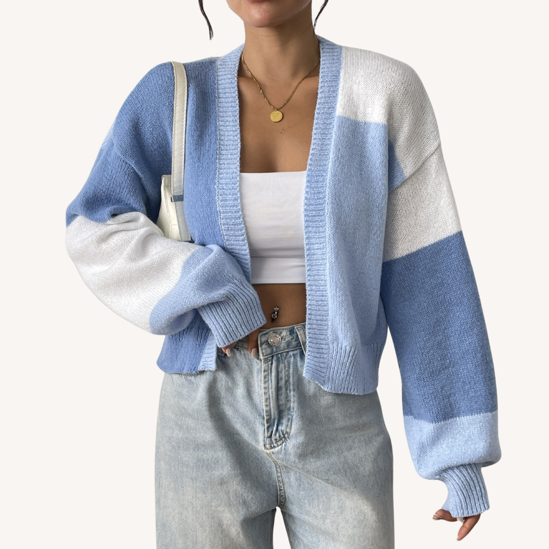 Adline | Colour-Block Cardigan