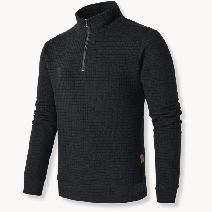 James Quarter Zip Sweater