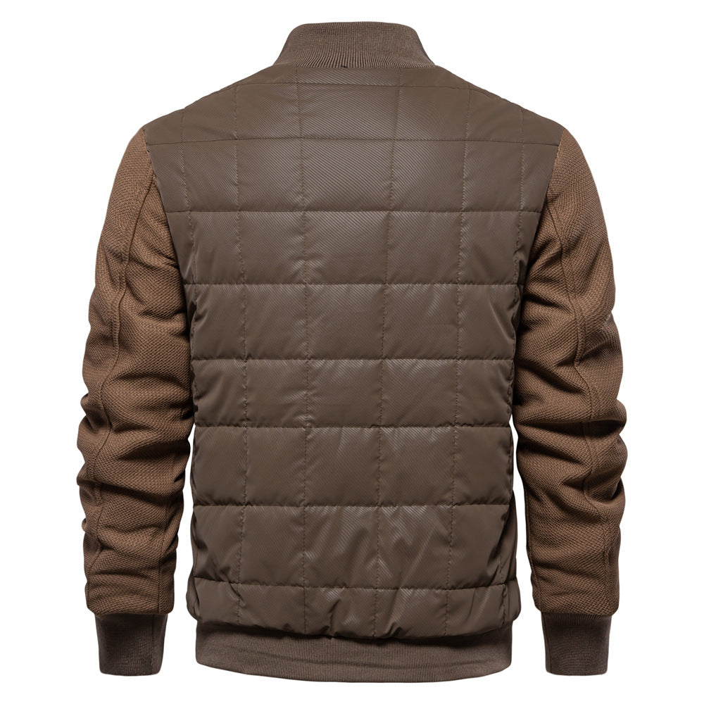 Garry | Stand Collar Patchwork Jacket