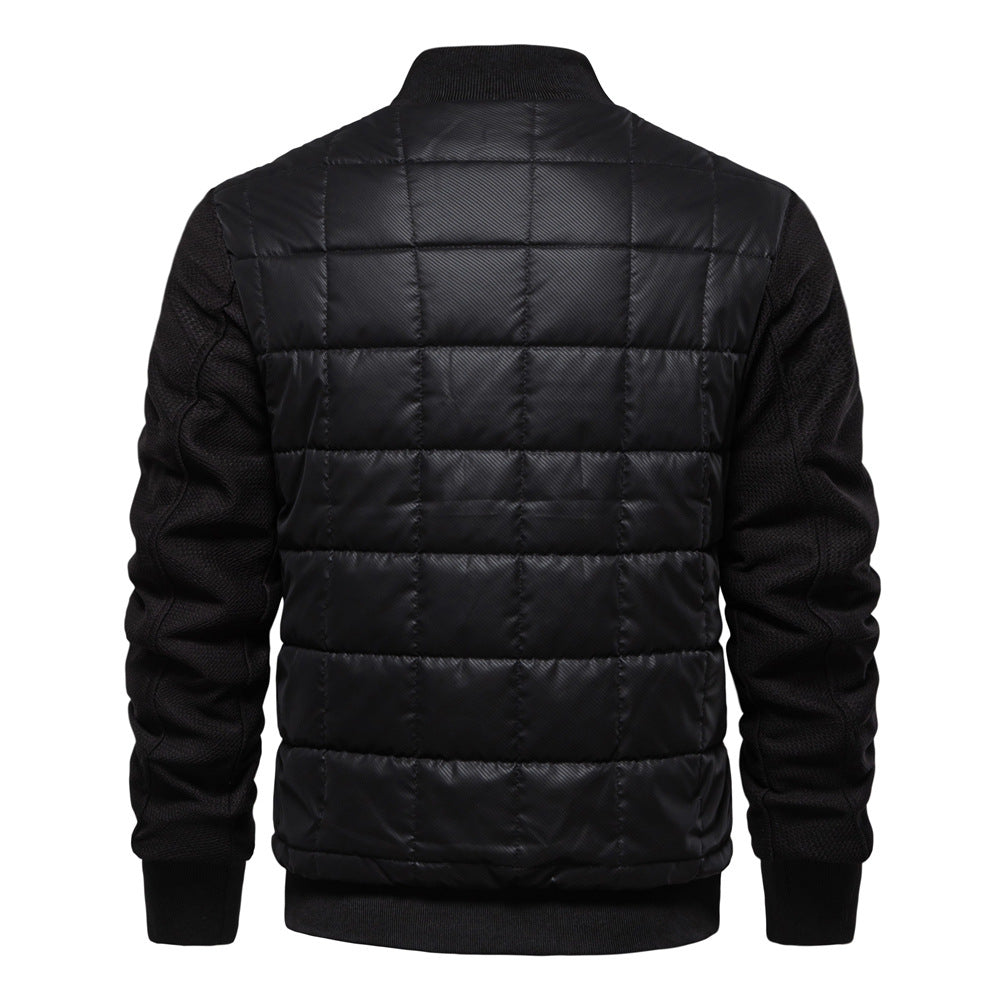 Garry | Stand Collar Patchwork Jacket