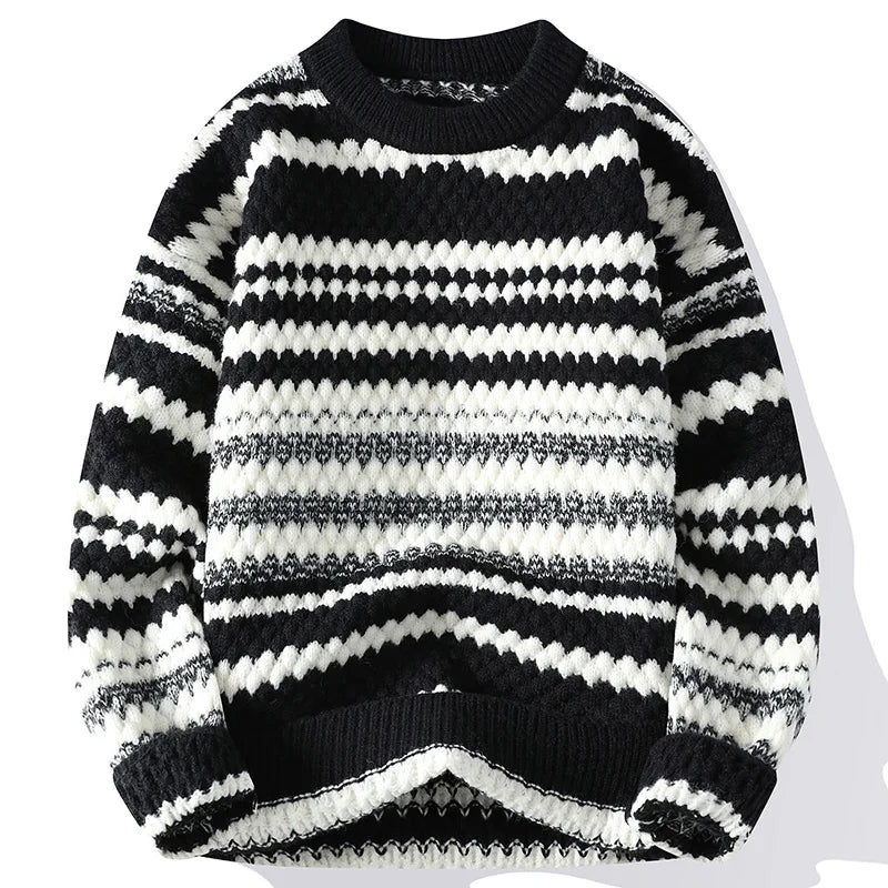 RÉVE | STRIPED KNIT SWEATER