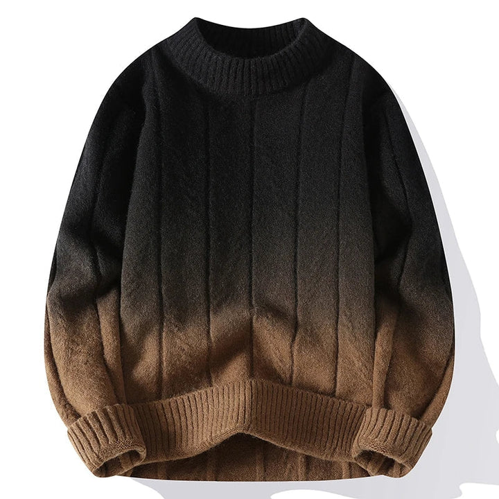 RÉVE | CONTRAST KNIT SWEATER