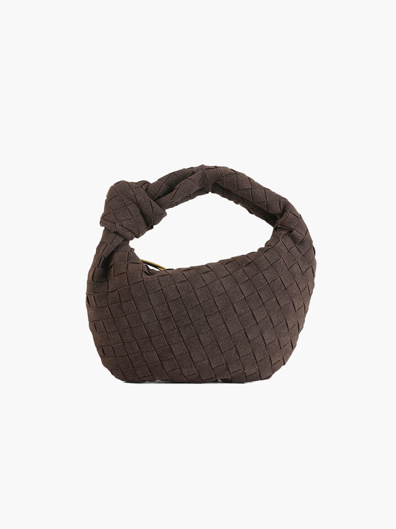 Woven Bag mini suede