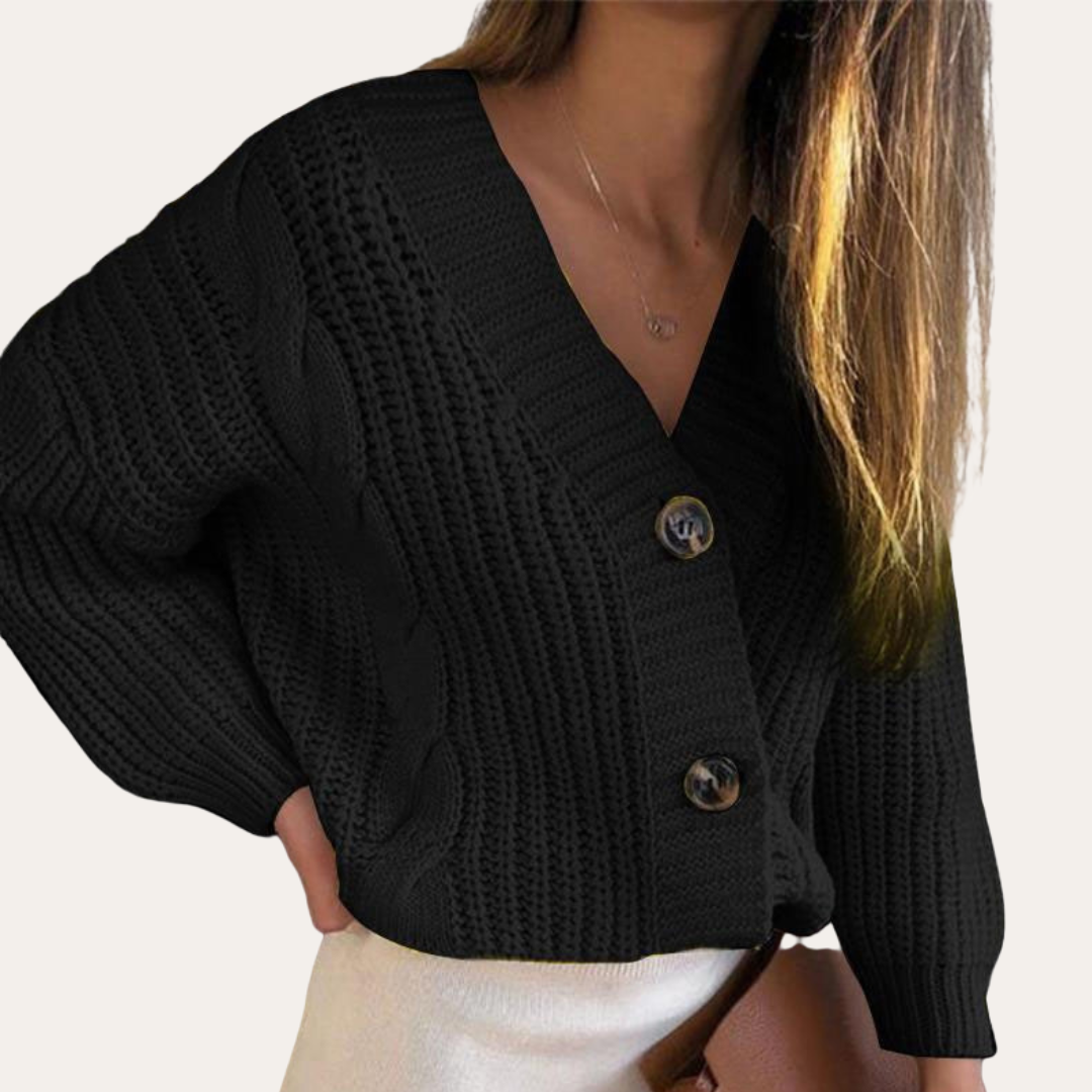 Saidy | Chunky Knit Cardigan