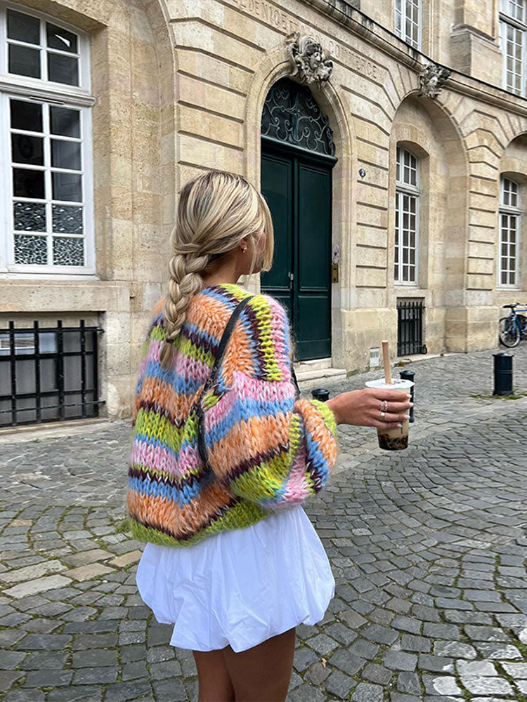 Olivia | Vibrant Knit Sweater